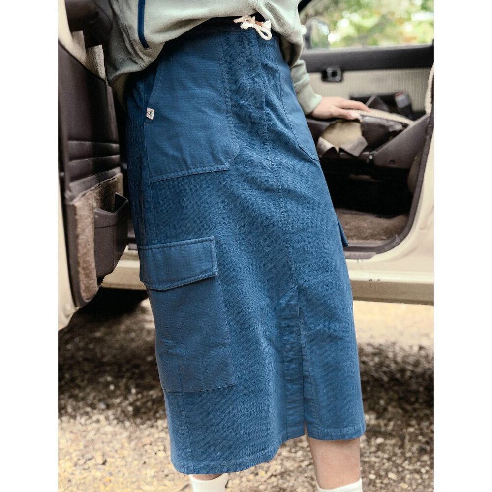 Passenger Clothing Avian Cord midi cargo skirt, size M, corduroy